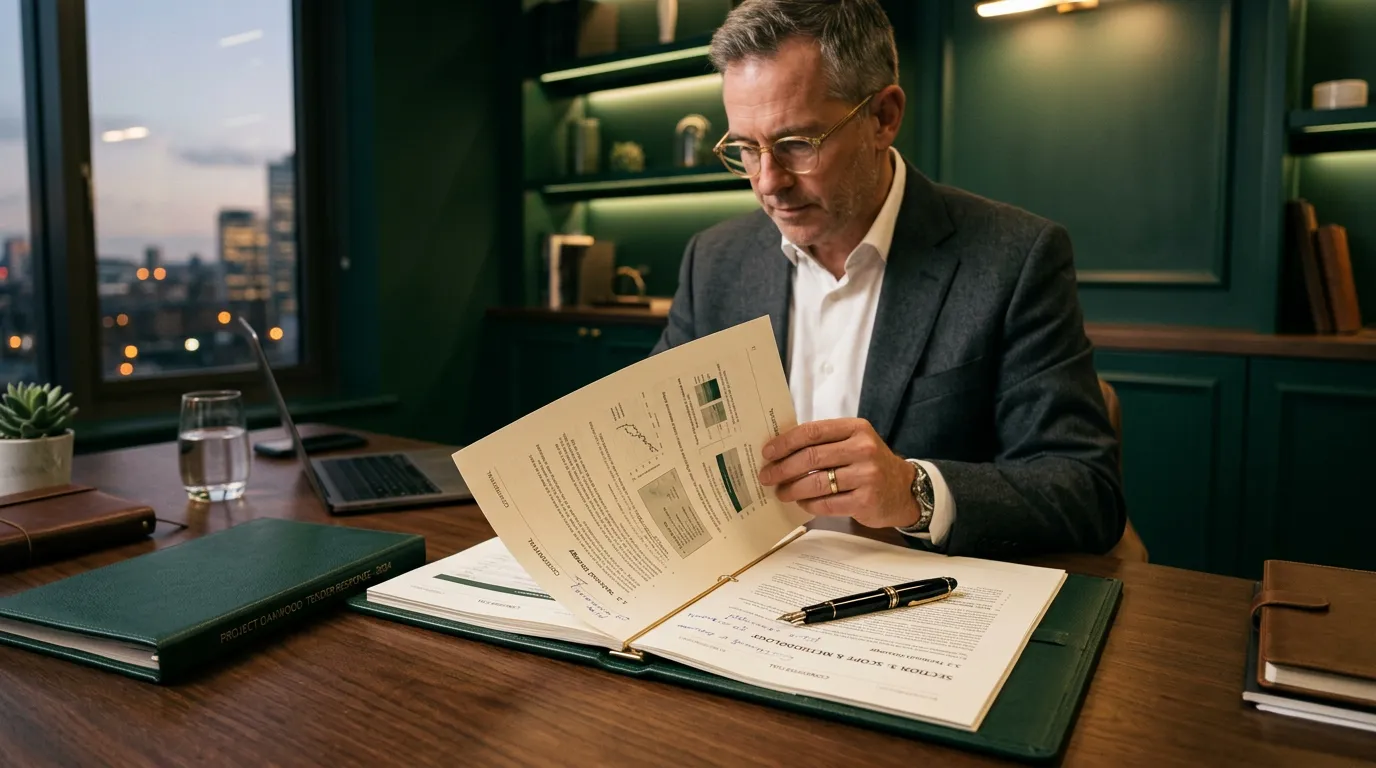 Tender writing (end-to-end)